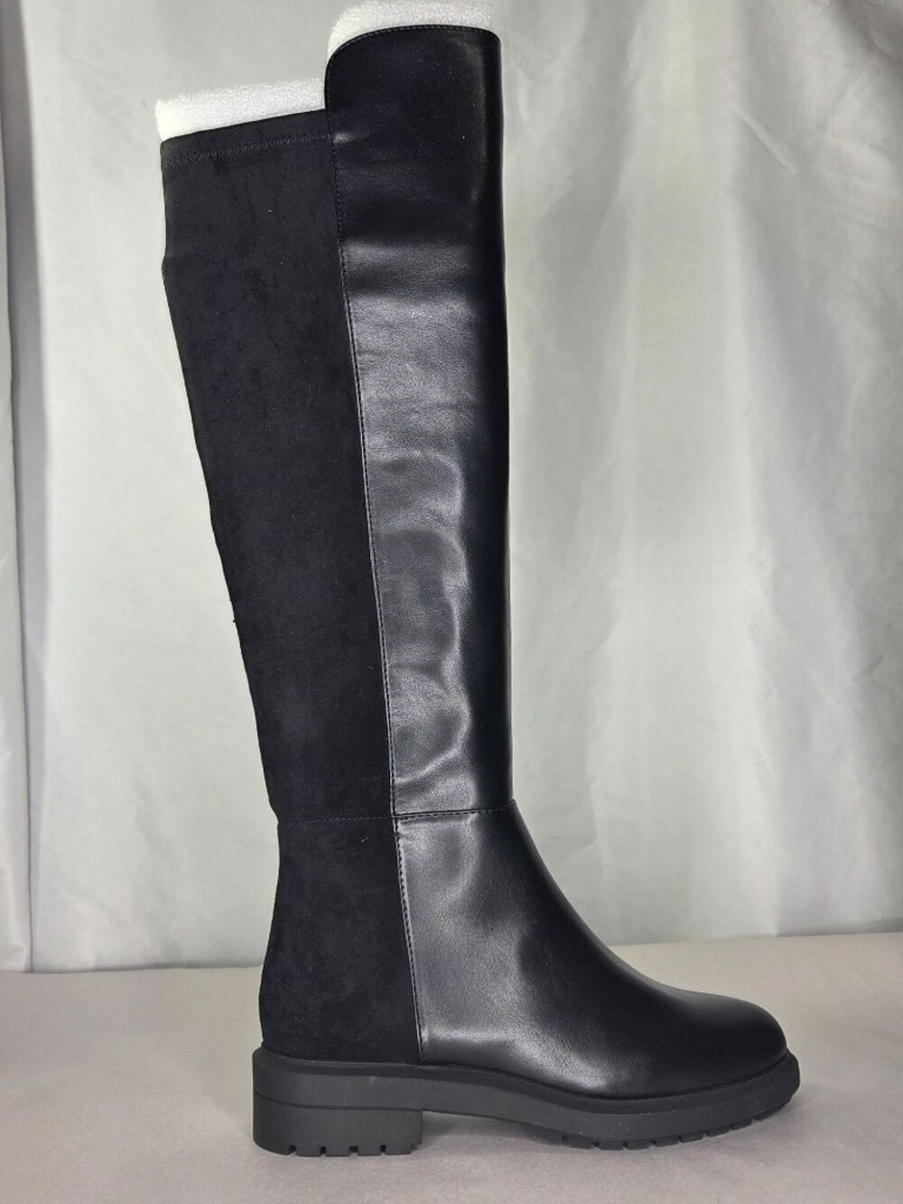 On 34th Neffi Almond-Toe Boots - Black Smooth, Size: 7 M